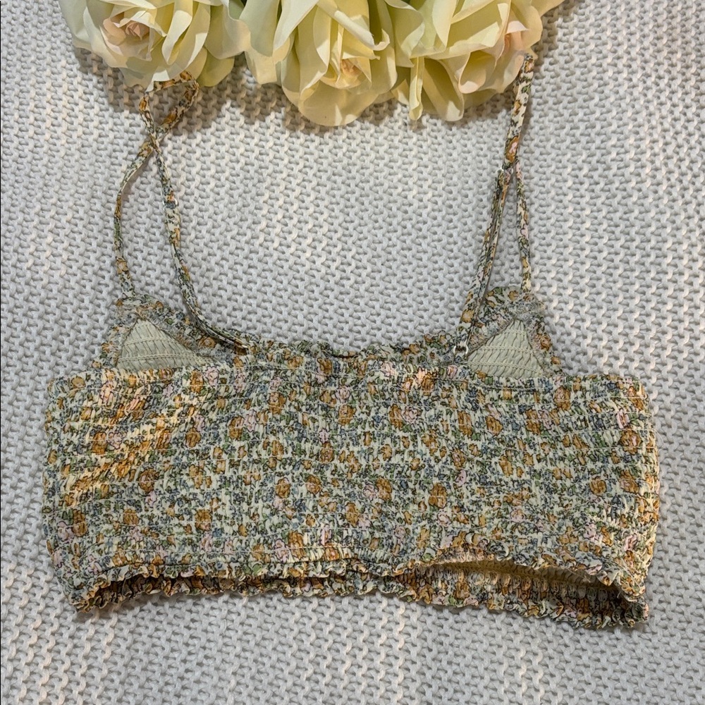 Garage Multicolor Textured Crop Top - Picture 3 of 4